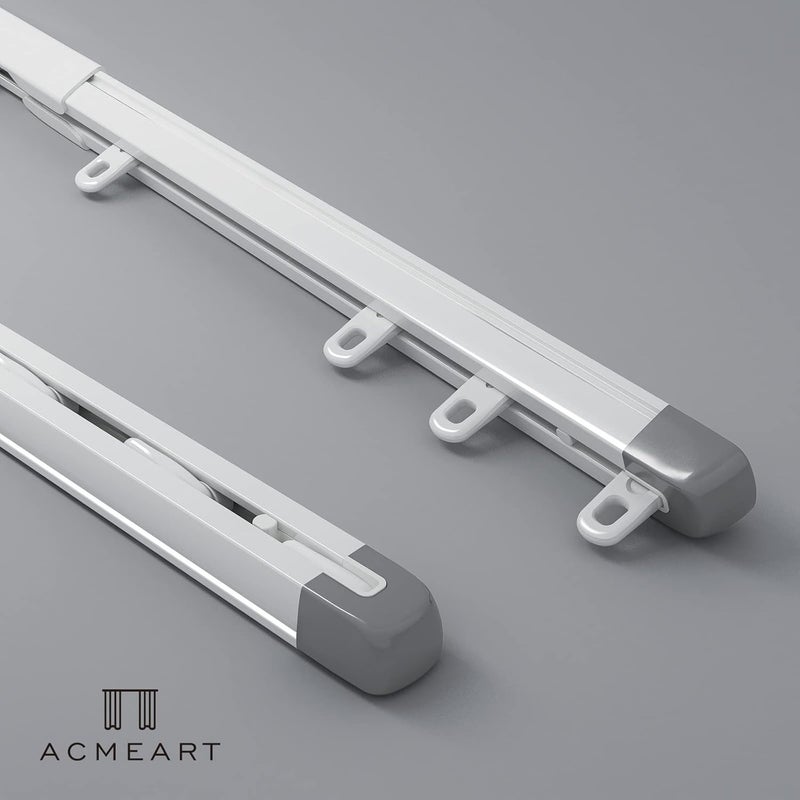 ACMEART Ceiling Curtain Track Rollers,Plastic Curtain Rail Pulley,Suitable for B09MCY5KH8 and B09MCXJB4G,White 10 Pieces - Image 3